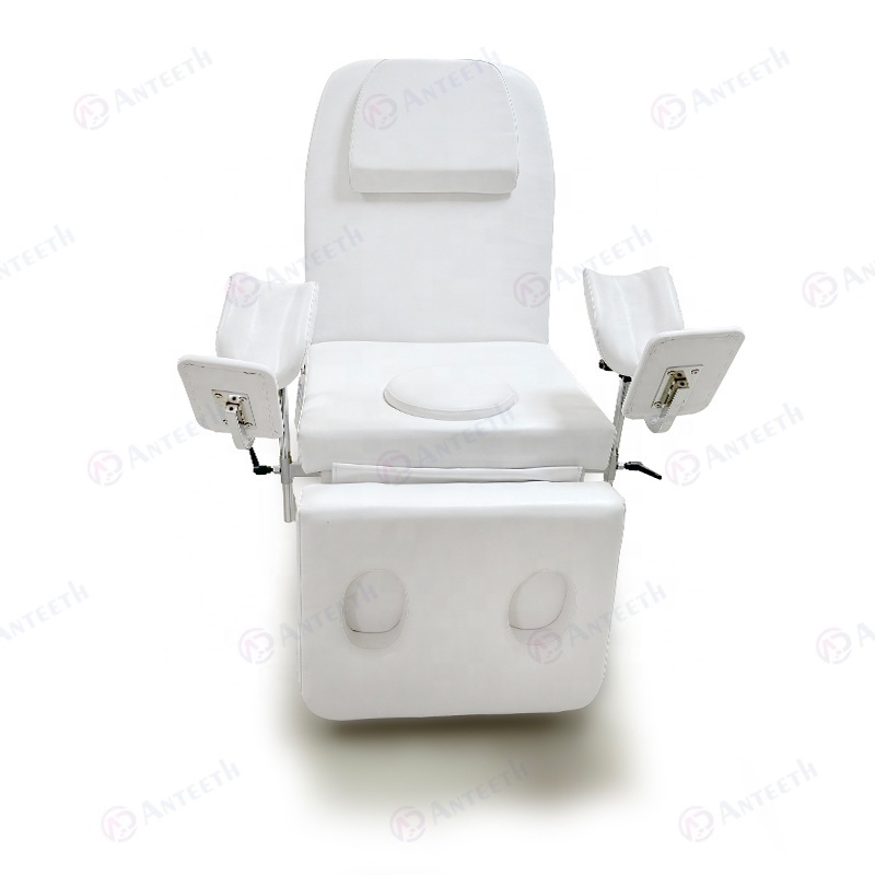 Hospital Gynecology With Cabinet Bed Electric Gynecological Equipment 2 Motor Examination Bed Gynecological Chair