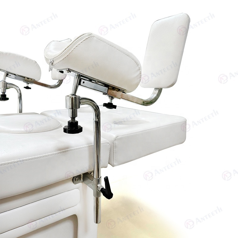 Anteeth Hospital Operation Gynecology Exams Women Leg Stirrups Support Gynecological Electric Operating Table Chair