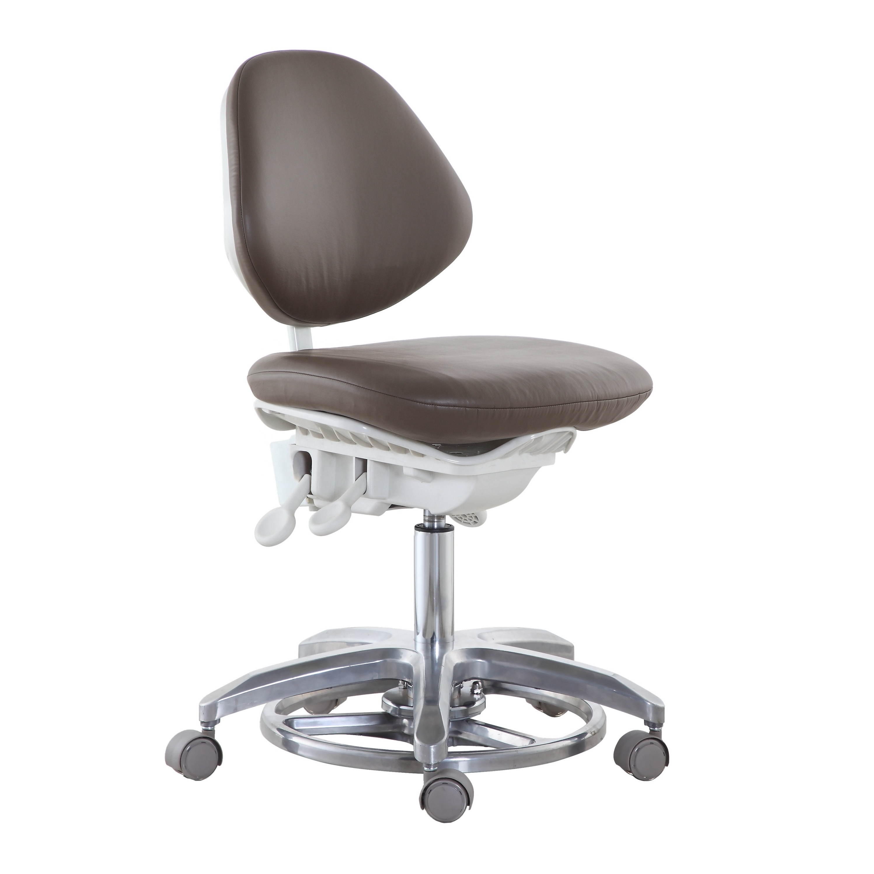 Anteeth dental clinic use ergonomic micro fiber leather furniture assistant dental stool chair