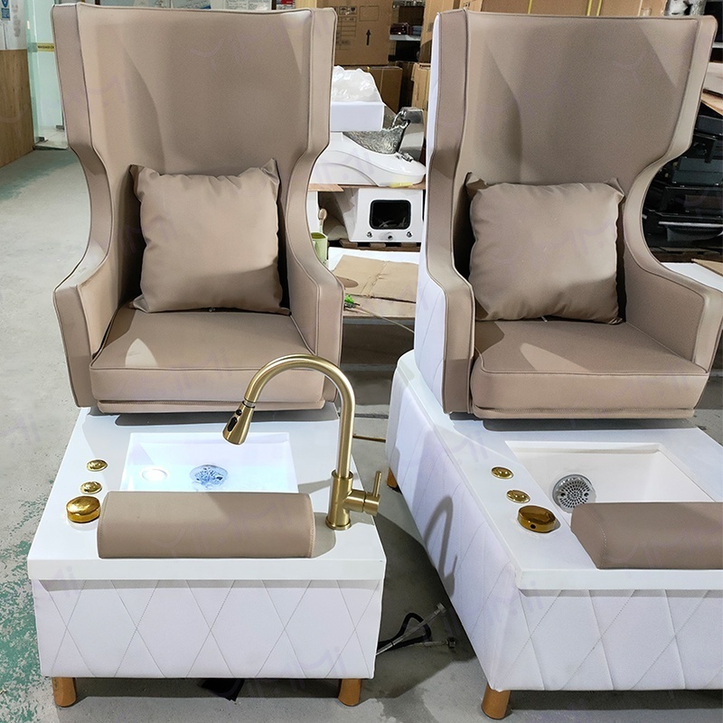 Modern Foot Salon Furniture Pink Pedicure Chairs Foot Basin Manicure Chair Seat Rotating Foot Massage Chair