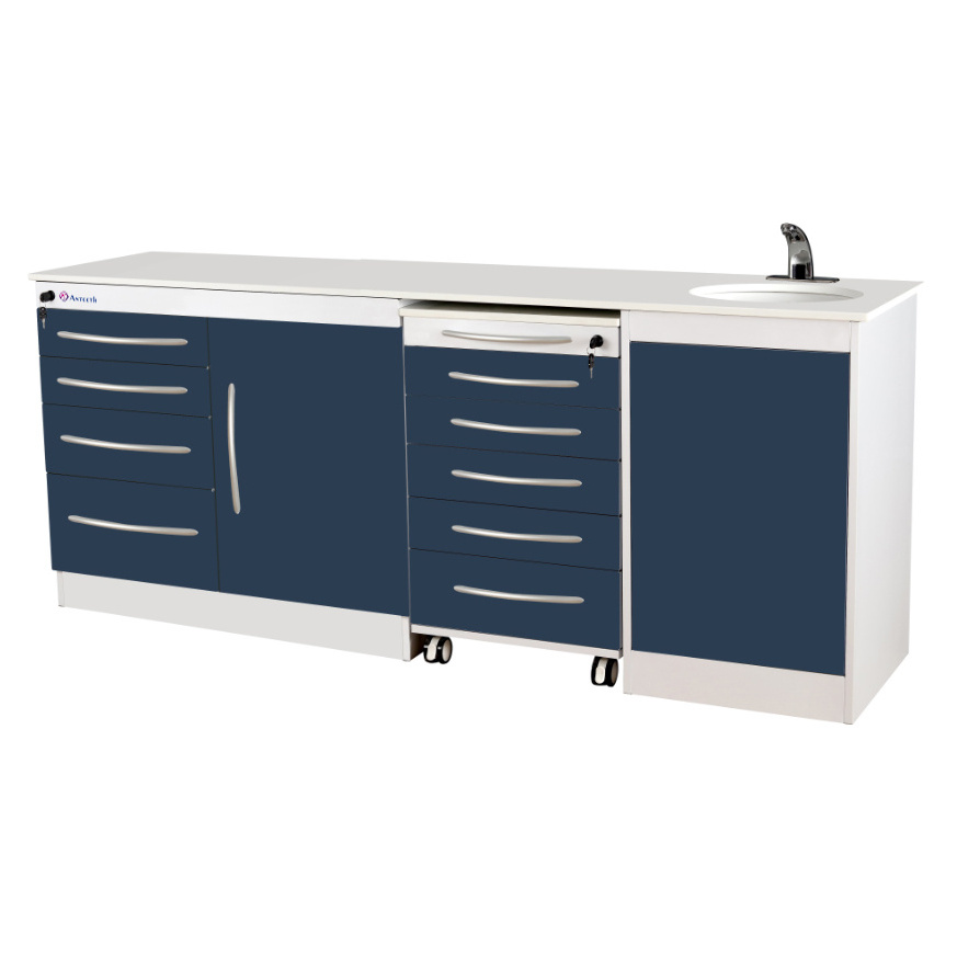 Anteeth Customized Dental Cabinet Furniture Clinic Stainless Steel Modern Dental Cabinets