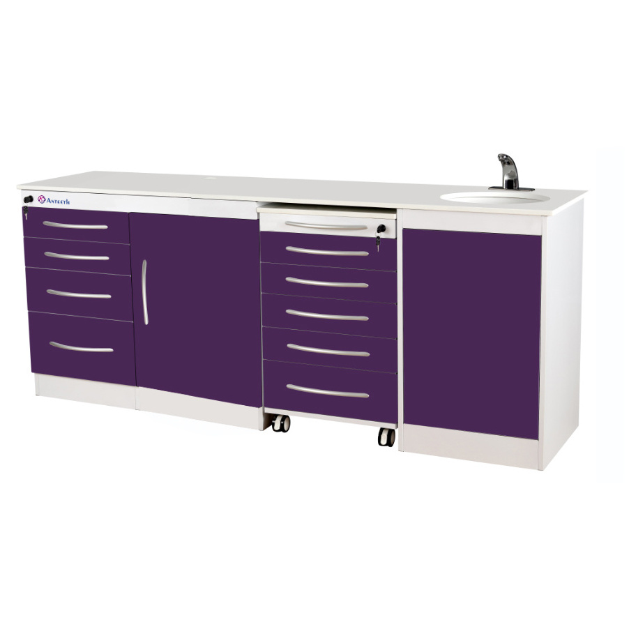 Anteeth Customized Dental Cabinet Furniture Clinic Stainless Steel Modern Dental Cabinets