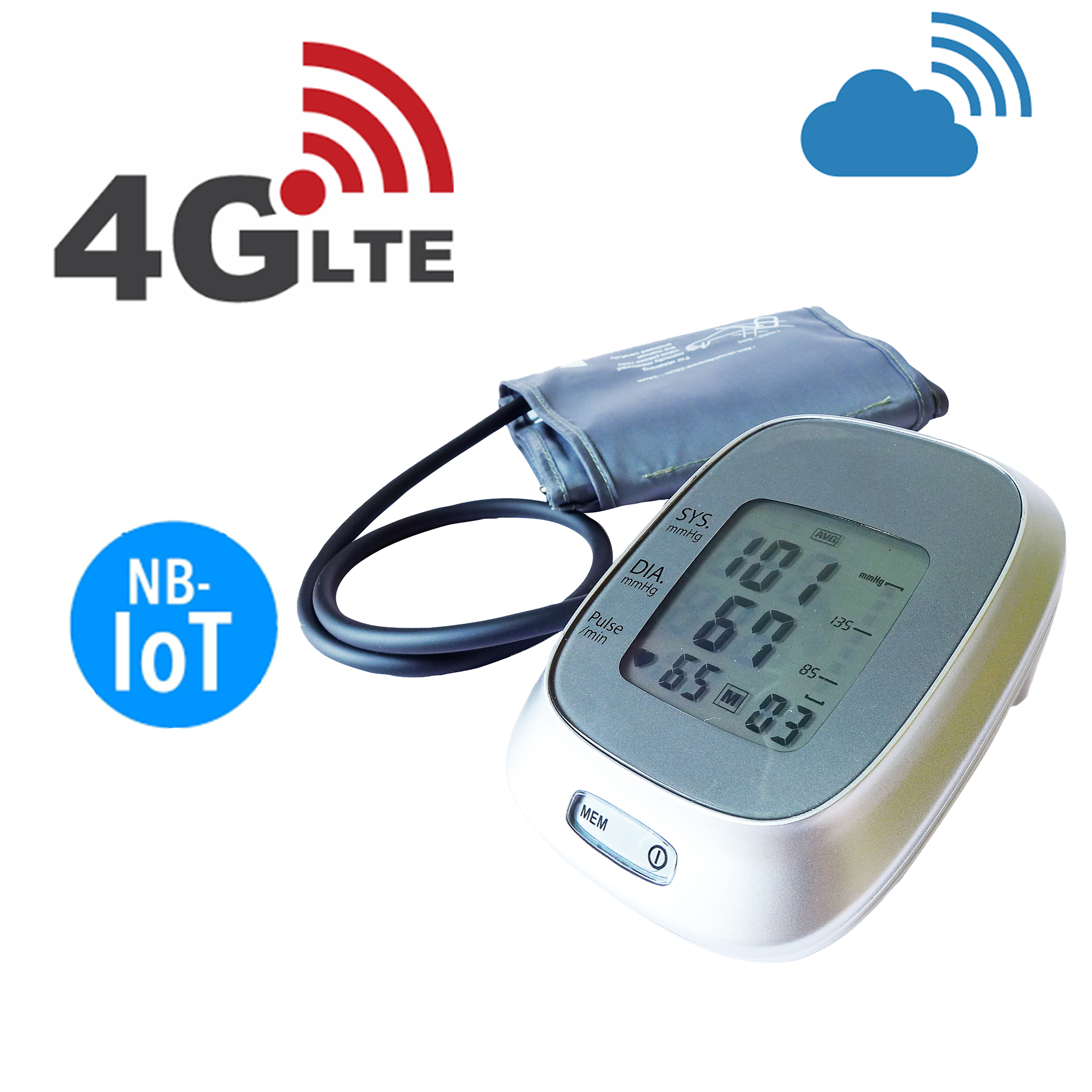 NBIOT/4G / LTE / GSM cellular-enabled  Body Scale for M2M solution eMTC/cat M free app