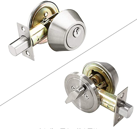 security keylock residential door handle with key Entry lever set lock  with Single Deadbolt  door locks ANSI USA GRADE 3