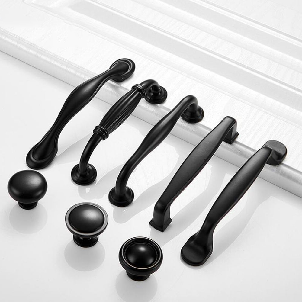 Matte Black cabinet Handles gold brass Furniture pulls long handle Kitchen closet Cupboard door Pulls drawer Knobs