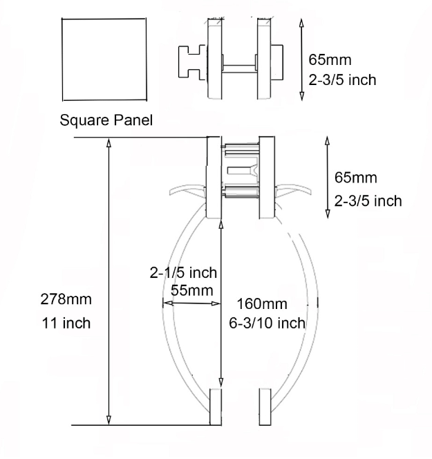 grip set door handle set Interior door lock Oil Rubbed Bronze zinc alloy style american mortise lock