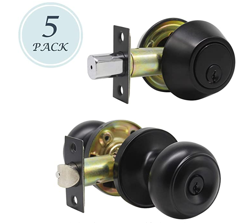 Stainless Steel 304  North American Standard High Quality Lock And Deadbolt Dead Bolt Set