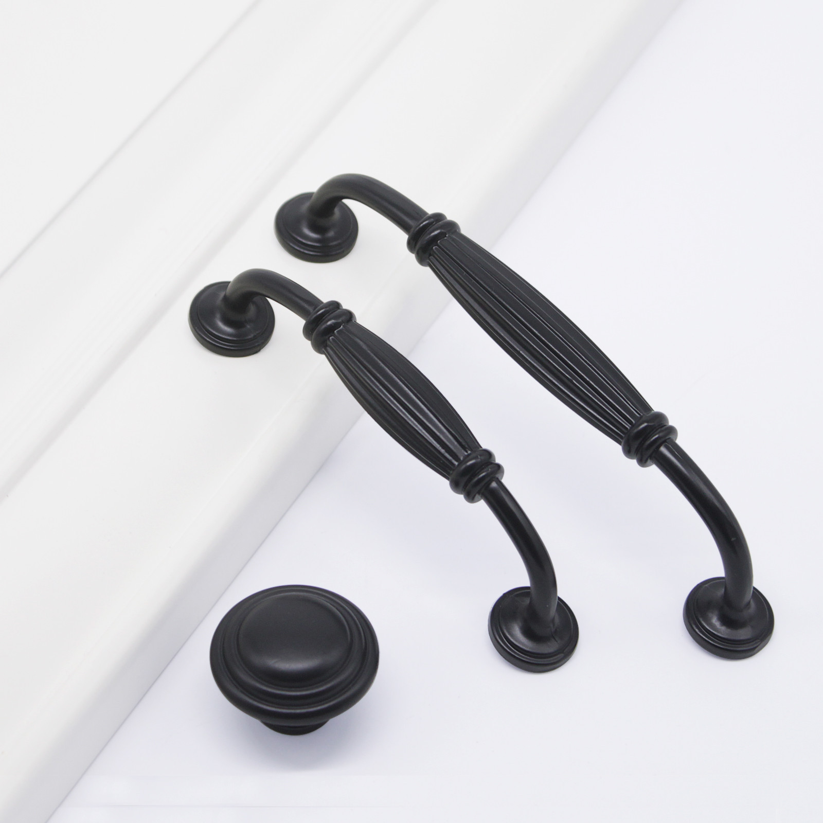 Matte Black cabinet Handles gold brass Furniture pulls long handle Kitchen closet Cupboard door Pulls drawer Knobs