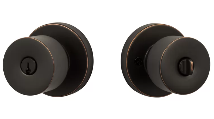 door knobs locks for bedrooms  privacy passage dummy Modern Matt Black American hot sale  design