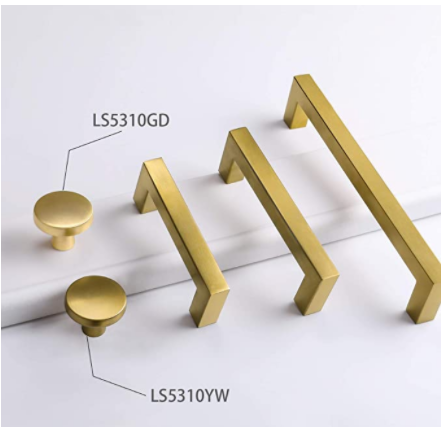 Gold Color  Cabinet Door Handles Cabinet door knob  Cabinet drawer handle Pull furniture handles