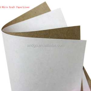 Top Kraft Liner Board Craft Liner Paper 135gsm 140gsm Recycled Pulp White Food 50 Cake Box Cupcakes Boxes Offset Printing Coated