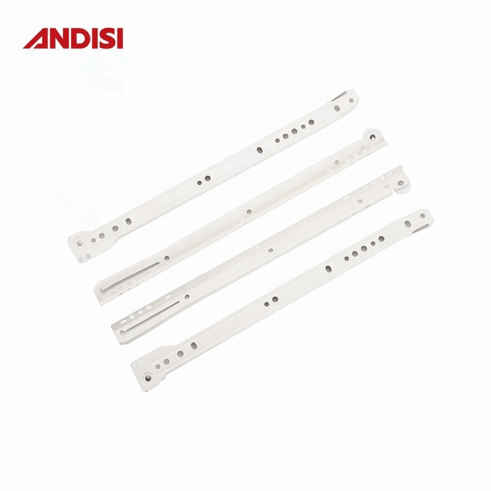 ANDISI Factory drawer slide rollers and wheels for drawer using White Powder Coated Nylon fgv drawer slide