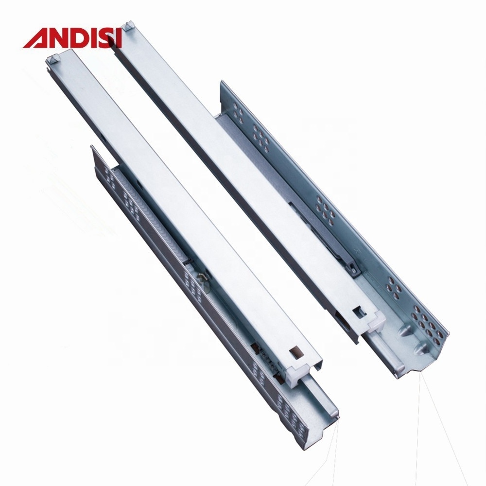 OEM factory manufacturing High quality 3D plastic clip Full extension soft close undermount drawer under mount slide