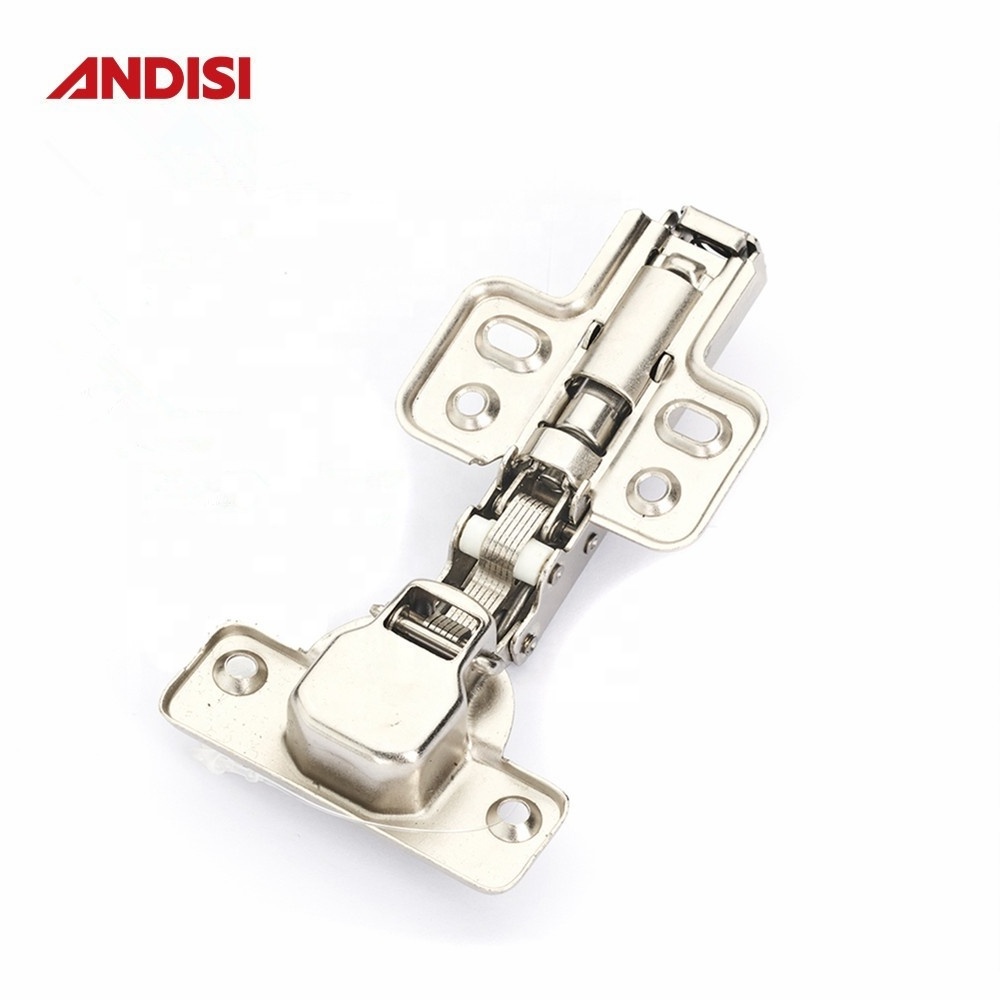 Buy wholesale Furniture hardware clip on iron door Cabinet hinge furniture kitchen cabinet hinges soft close