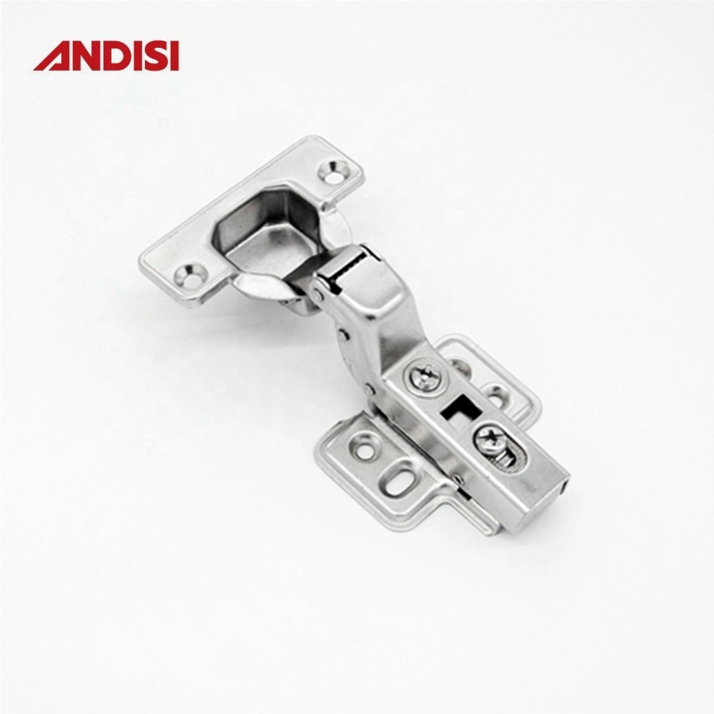 Buy wholesale Furniture hardware clip on iron door Cabinet hinge furniture kitchen cabinet hinges soft close