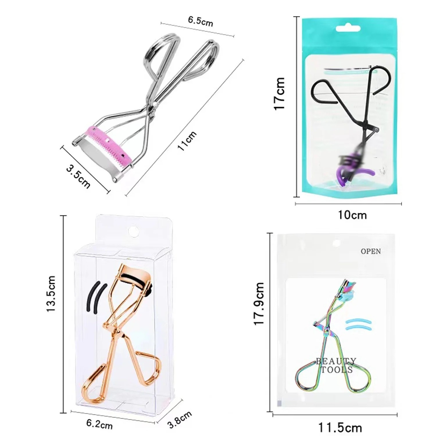 2023 New Own Brand Heated Eyelash Curler Mini Portable Electric Heated Eyelash Curler USB Rechargeable Beauty Tool