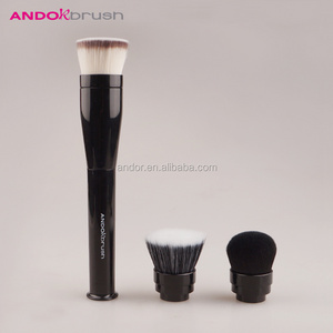 Superior quality 3 in 1 multifunctional makeup brush set  patent design  rotating electric beauty instrument private label brush