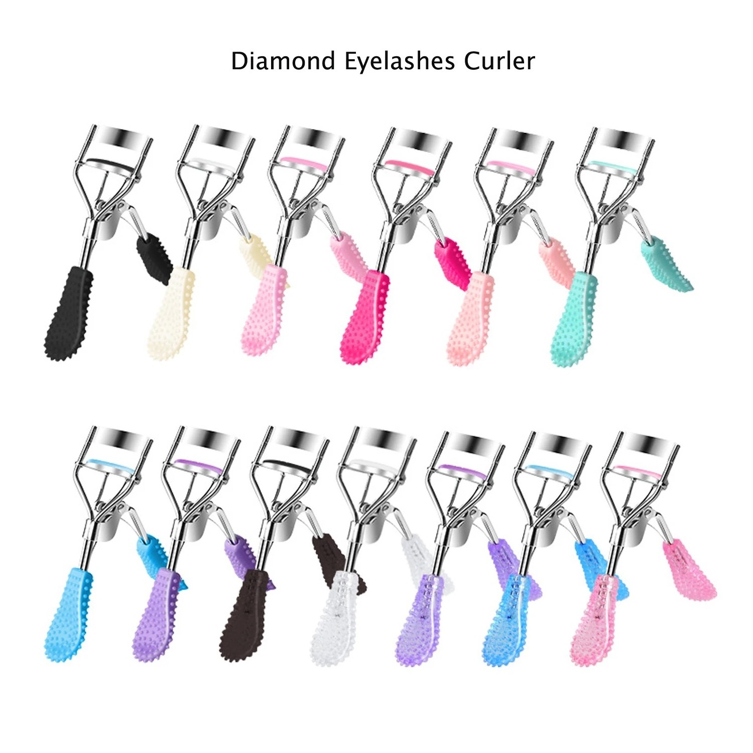 2023 New Own Brand Heated Eyelash Curler Mini Portable Electric Heated Eyelash Curler USB Rechargeable Beauty Tool