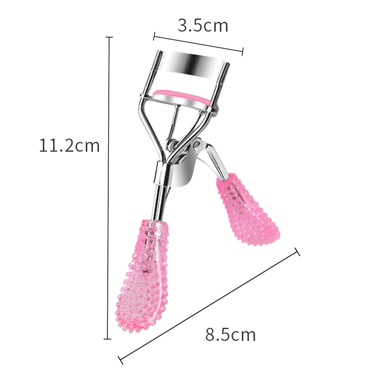 2023 New Own Brand Heated Eyelash Curler Mini Portable Electric Heated Eyelash Curler USB Rechargeable Beauty Tool