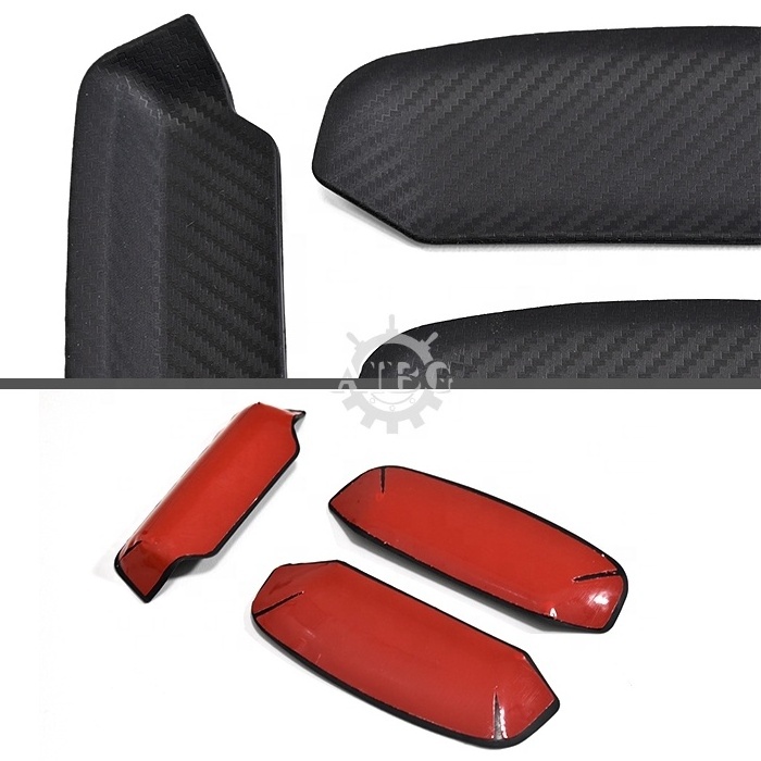 Jimny JB64W JB74W Rubber Door Handle Protector 3Ps Carbon Style Scratch Prevention for Suzuki Exterior Custom Parts