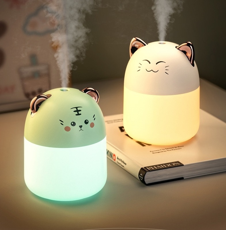 Air Humidifier Aroma Essential Oil Diffuser USB Cool Mist Sprayer With Night Light For Bedroom Home Car Fragrance Diffuser