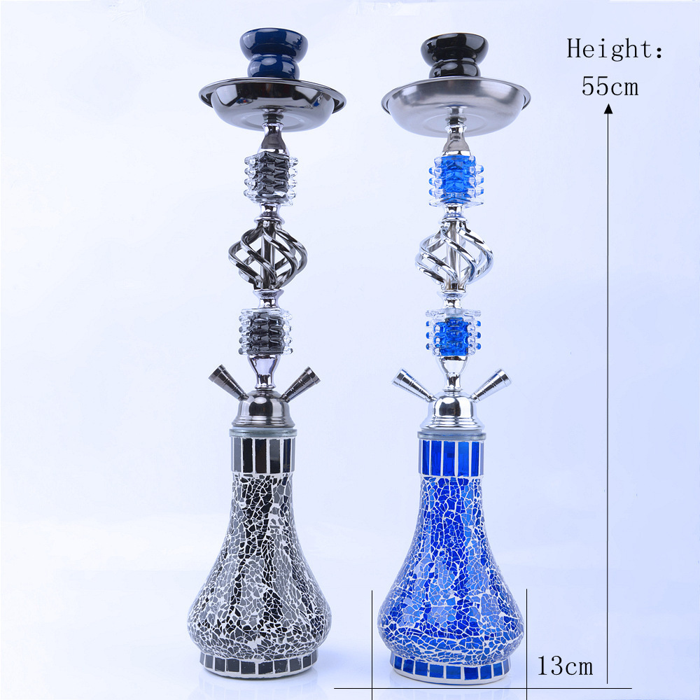 Hot Selling Medium Double TUbe Hookah Set Including A Full Set Of Hookah Accessories