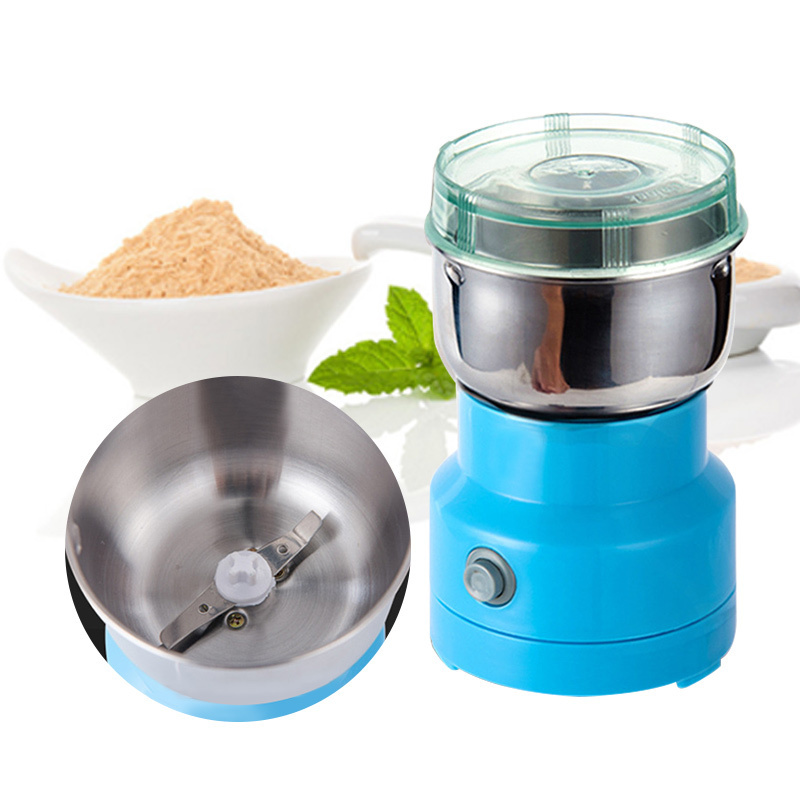 Mini Electric Stainless Steel Dry Spice Grinder Mill Machine Food Processor For Sale