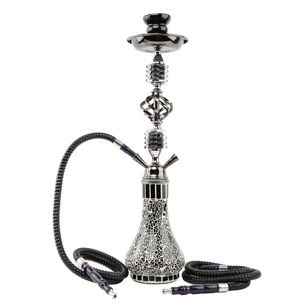 Hot Selling Medium Double TUbe Hookah Set Including A Full Set Of Hookah Accessories