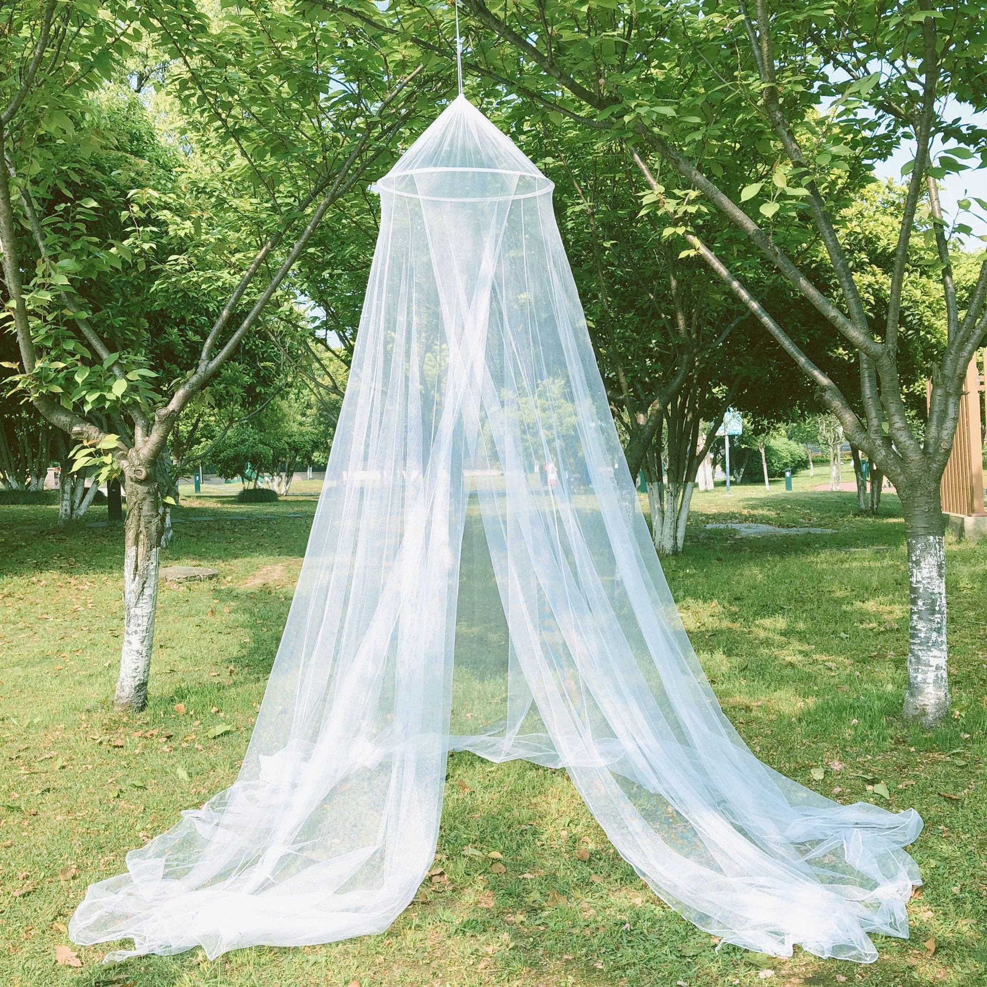 New Design Hanging Bed Mosquito Net Hung Dome Mosquito Net Bed Netting Canopy Room Decoration