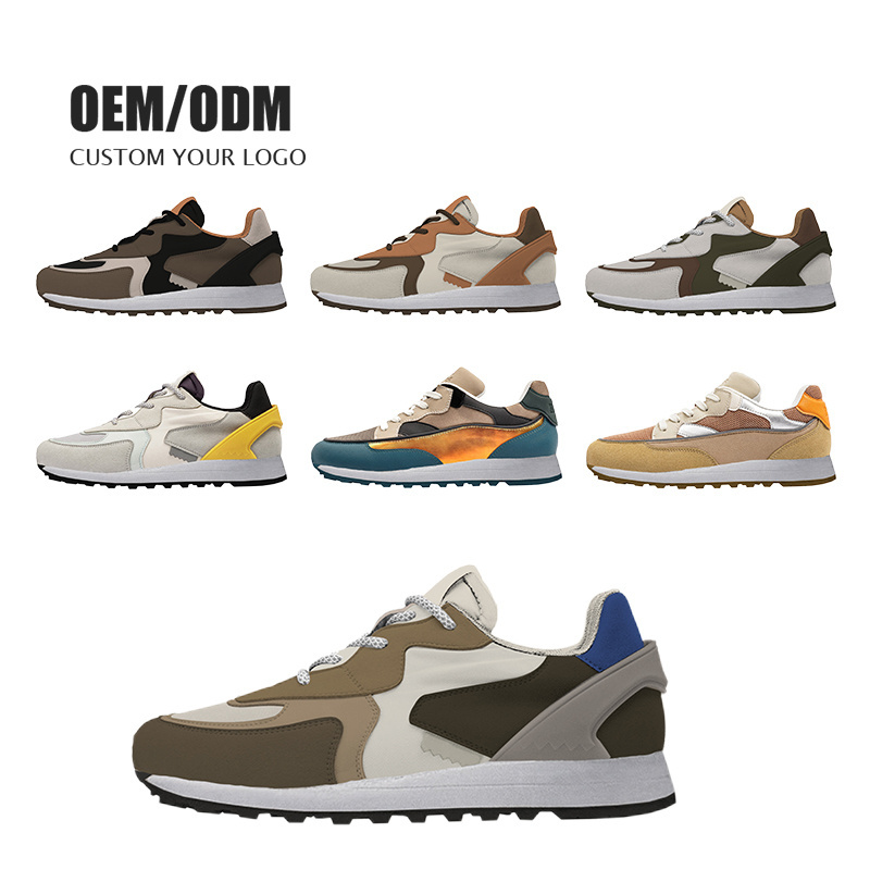 China Wholesale Custom Logo Shoes Running High Quality Men's Trendy Men's Fitness Walking Shoes