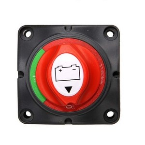 Battery Disconnect Switch 2 Pieces Battery Cutoff Switch Master for Marine Boat Power Isolator On-Off Kill Switch (Regular Style