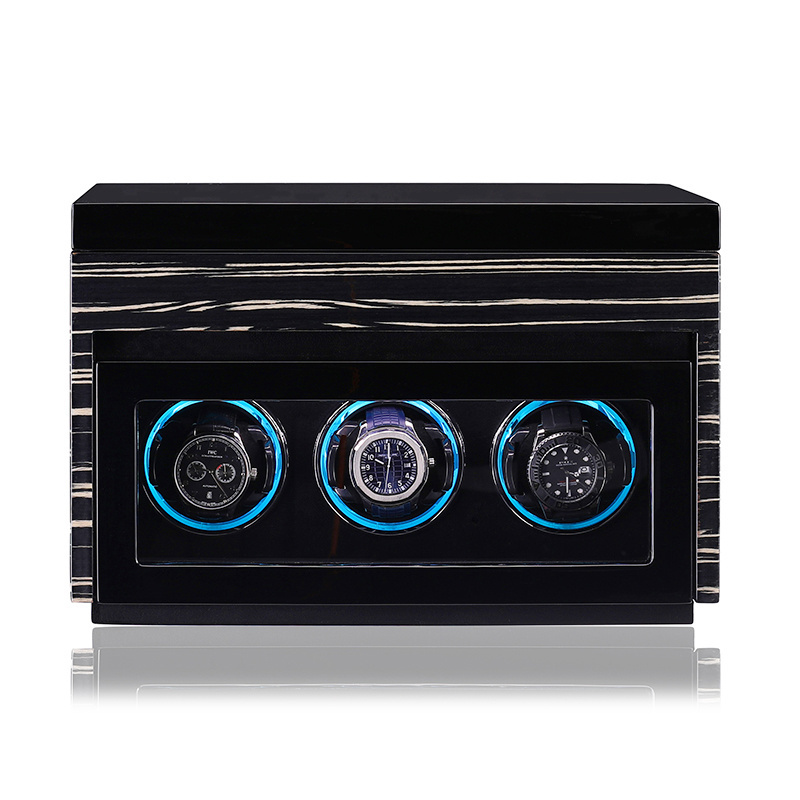 Eduin tirple watch shaker watch winder with lcd control japanese motor