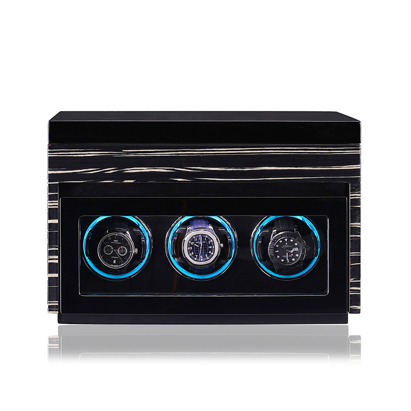 Eduin tirple watch shaker watch winder with lcd control japanese motor