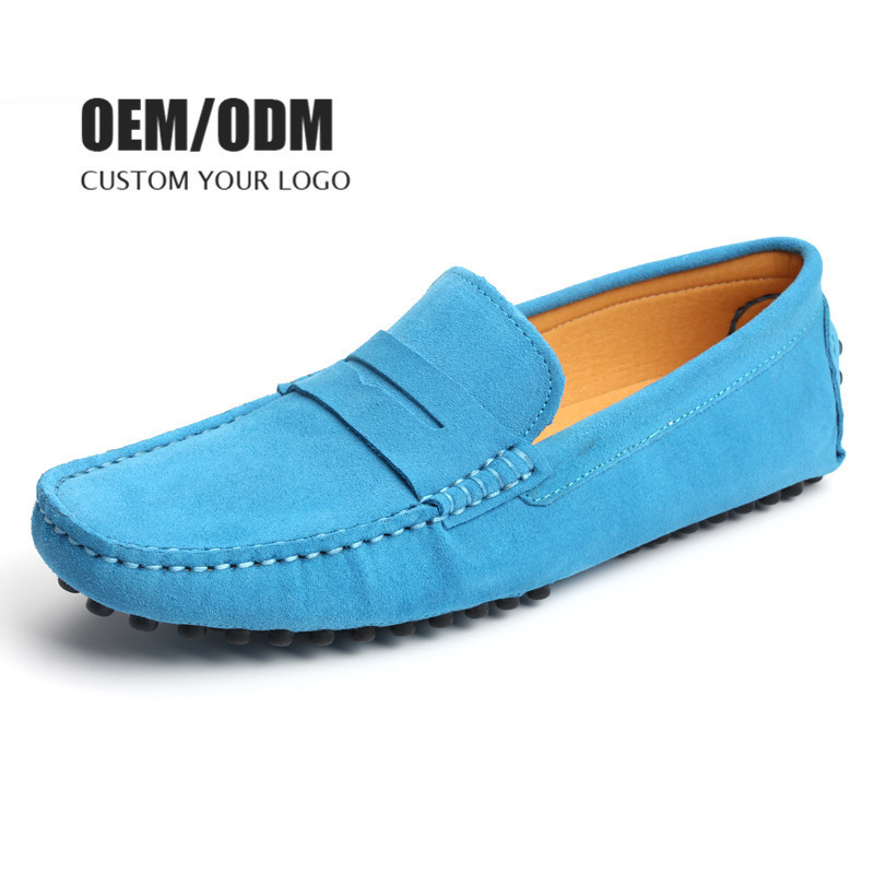 High Quality Man Loafers Comfort Suede Driver Shoes Casual Driving Breathable Loafer Shoes For Men Classic Luxury Wholesale