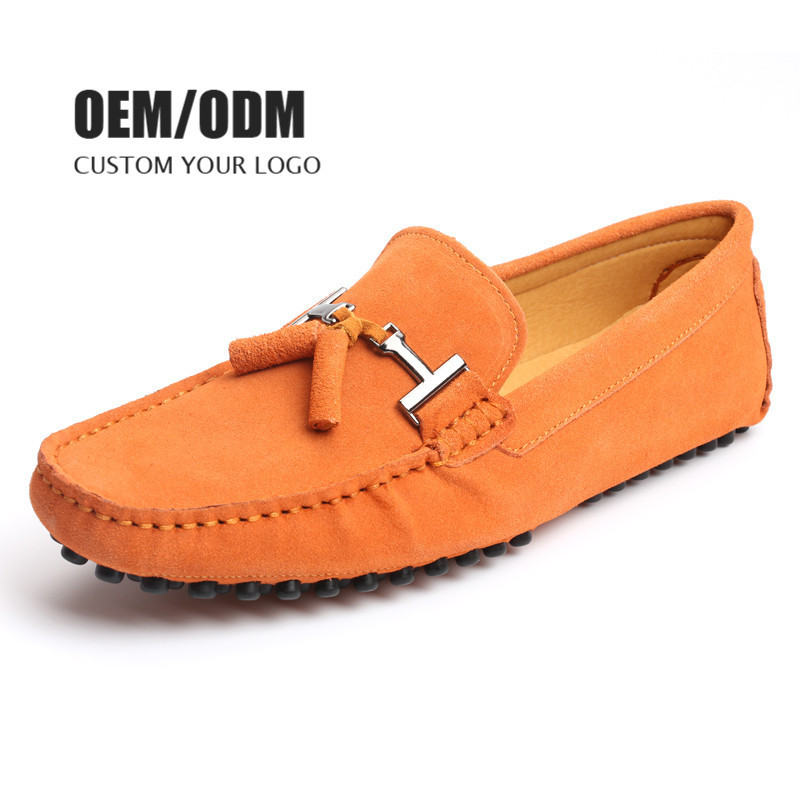 High Quality Man Loafers Comfort Suede Driver Shoes Casual Driving Breathable Loafer Shoes For Men Classic Luxury Wholesale