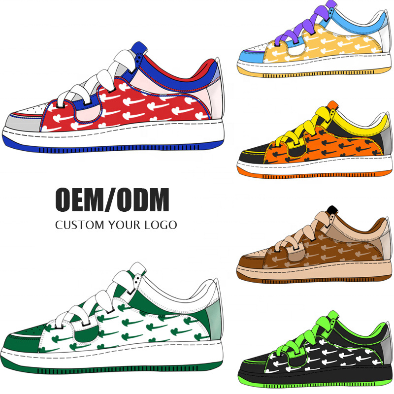 Customize Odm Original Men Skateboard Shoes Manufacture Custom Genuine Leather Sneaker Low Cut Sneaker Custom Men Shoes