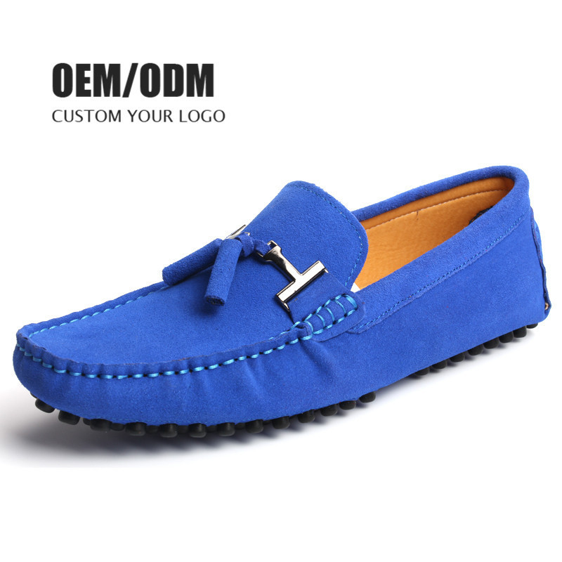 High Quality Man Loafers Comfort Suede Driver Shoes Casual Driving Breathable Loafer Shoes For Men Classic Luxury Wholesale