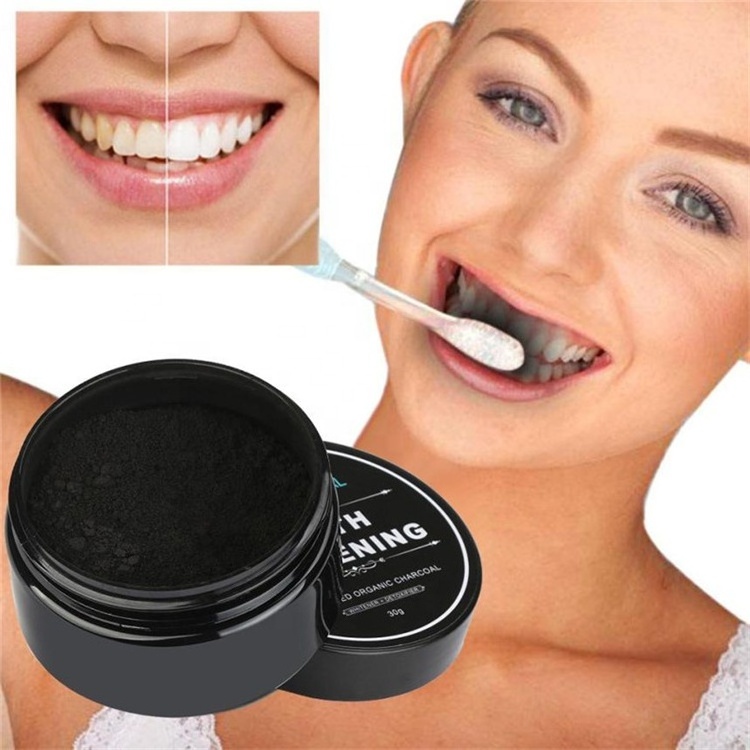 CE Approved Natural Activated Organic Coconut Charcoal All Natural Teeth Whitening Powder for china manufacturer