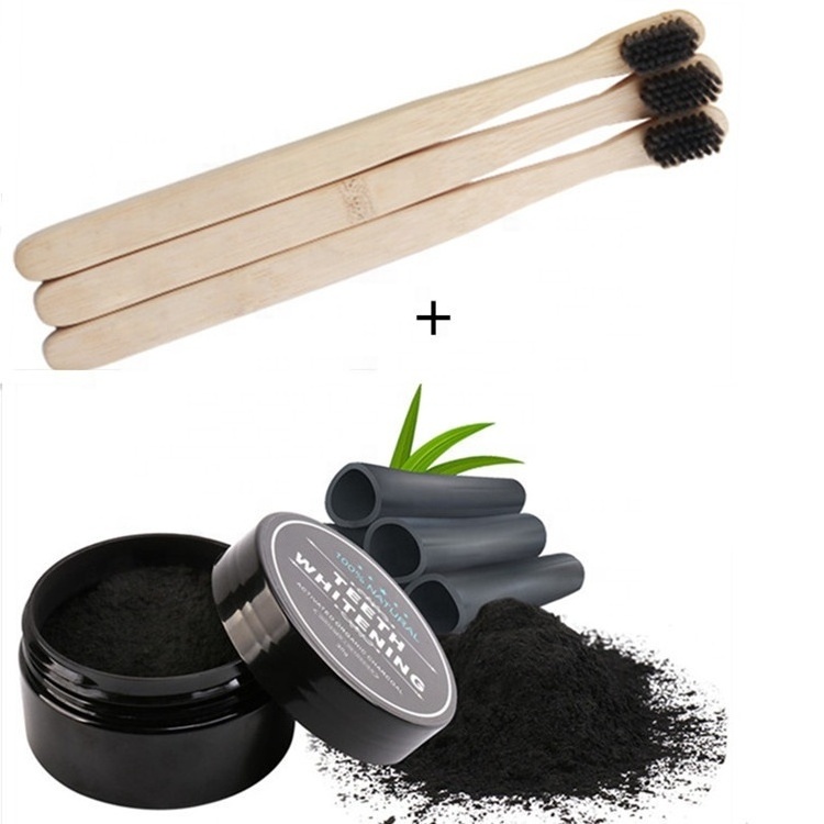 CE Approved Natural Activated Organic Coconut Charcoal All Natural Teeth Whitening Powder for china manufacturer