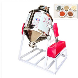 Stainless Steel Food Dry Powder Mixer with Motor and PLCS for Mixing Spice Seasoning Pepper Dough Herbs Starch Powder