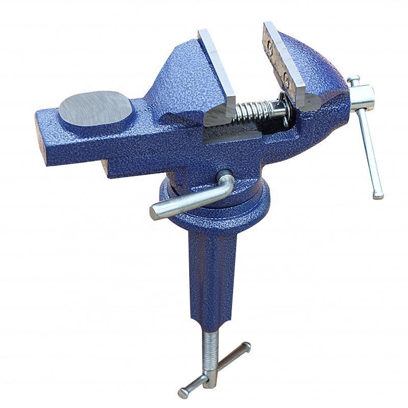 Mini Flat Vise 50/60/70mm Electronic Desktop Bench Vise 360 Degree Swivel Portable Table Bench Vice Clamp Mini Vise