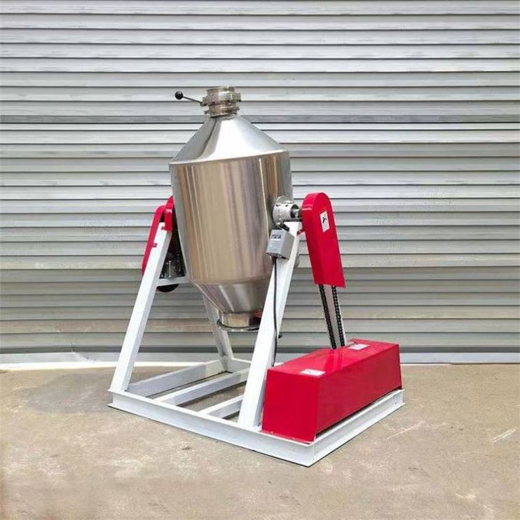 Stainless Steel Food Dry Powder Mixer with Motor and PLCS for Mixing Spice Seasoning Pepper Dough Herbs Starch Powder