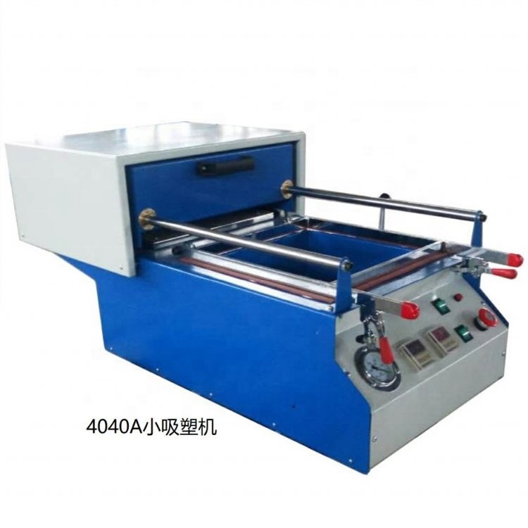 Thermoplastic sheet PVC PET Acrylic vacuum forming machine small desktop manual 3d letters machine for signs