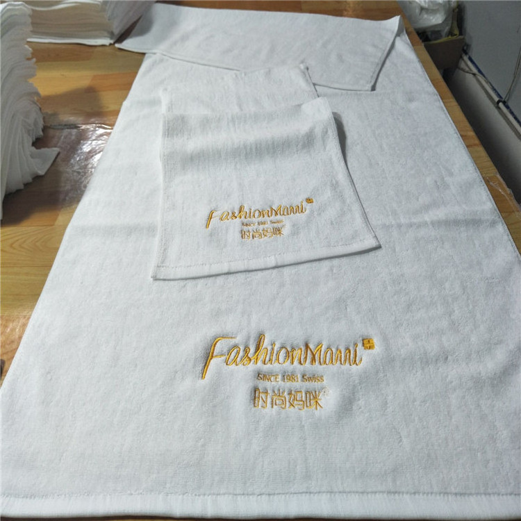 hair hairdressing towel personalized embroidered beauty salon spa towel