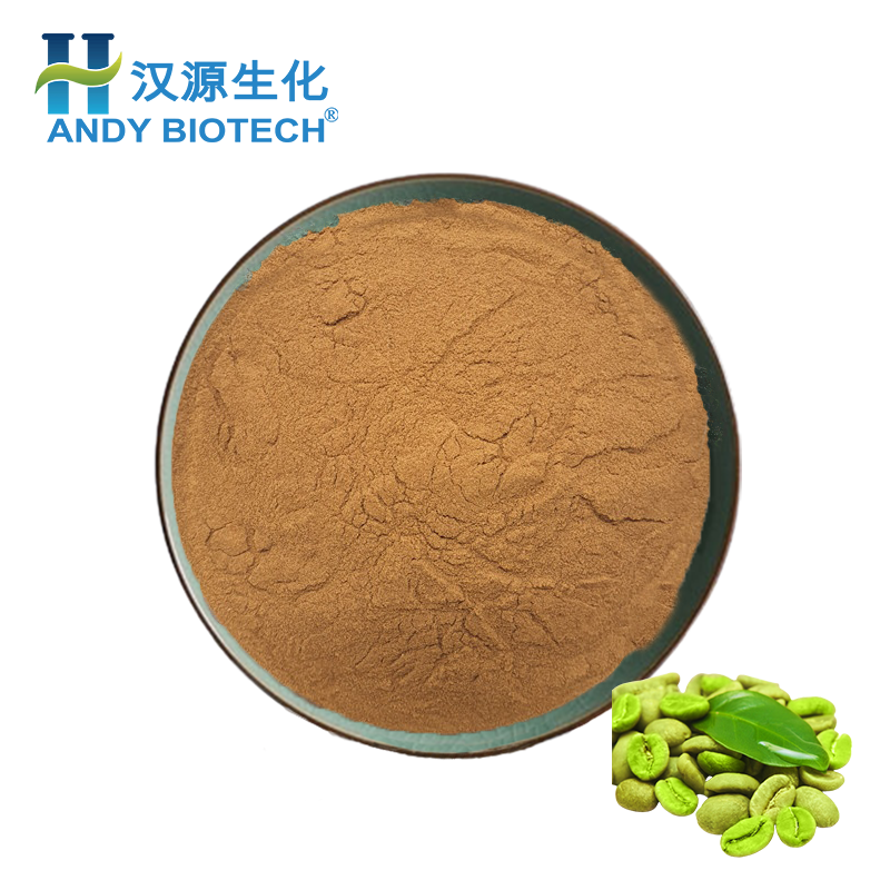 100% Pure Natural 50% Green Coffee Chlorogenic Acid Powder Green Coffee Bean Extract