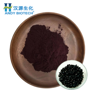 Factory Price Black Soybean Hull Anthocyanin Powder Black Bean Peel Extract