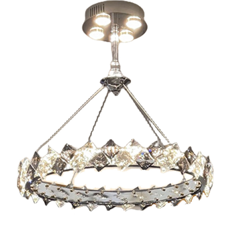 Crystal luxury pendant lights for bedroom Metal modern chandelier lamps and lanterns