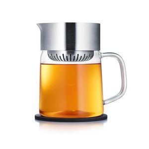 Modern Design Borosilicate Glass Teapot With Stainless Steel Infuser