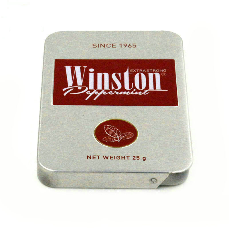 Rectangular Slide Tin Box for 5 to 7 Tobacco or Cigarette Packaging with Custom Printing