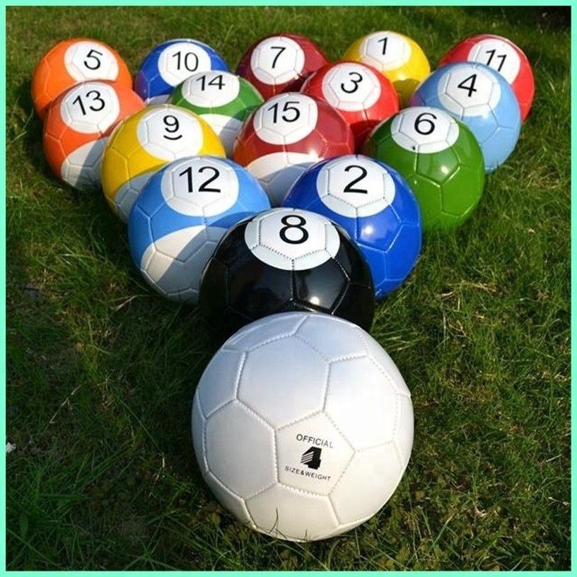 4# stripe color inflatable Snookball with air pump for sale